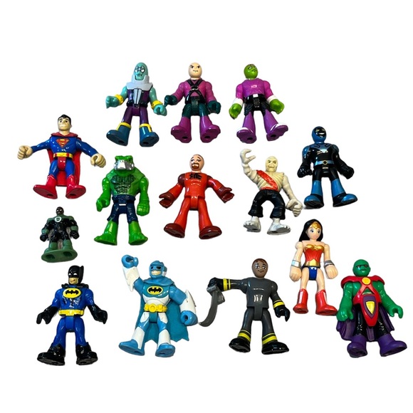 Fisher- Price Imaginext DC Comics lot of figurines super heroes
